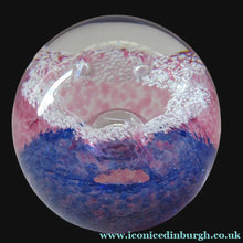 Load image into Gallery viewer, Alastair MacIntosh 1993 Scottish Caithness Glass Paperweight Blue Splash
