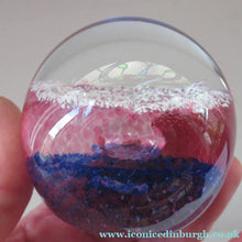 Load image into Gallery viewer, Alastair MacIntosh 1993 Scottish Caithness Glass Paperweight Blue Splash
