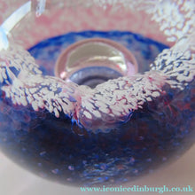 Load image into Gallery viewer, Alastair MacIntosh 1993 Scottish Caithness Glass Paperweight Blue Splash
