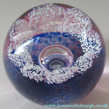 Load image into Gallery viewer, Alastair MacIntosh 1993 Scottish Caithness Glass Paperweight Blue Splash
