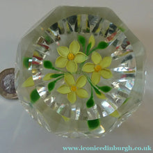 Load image into Gallery viewer, COLIN TERRIS 1994 Limited Edition Caithness Glass Paperweight. Narcissus Daffodil Design
