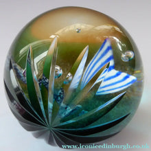 Load image into Gallery viewer, CAITHNESS GLASS. Limited Edition Vintage Paperweight. David and Goliath by Helen MacDonald. Limited Edition of 200
