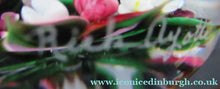 Load image into Gallery viewer, Rare RICK AYOTTE Limited Edition 1995 Cushion Cut Paperweight: Floral / Roses. LARGE SIZE 
