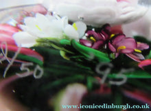Load image into Gallery viewer, Rare RICK AYOTTE Limited Edition 1995 Cushion Cut Paperweight: Floral / Roses. LARGE SIZE 
