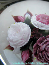 Load image into Gallery viewer, Rare RICK AYOTTE Limited Edition 1995 Cushion Cut Paperweight: Floral / Roses. LARGE SIZE 
