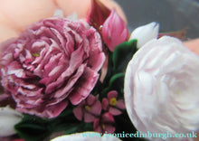 Load image into Gallery viewer, Rare RICK AYOTTE Limited Edition 1995 Cushion Cut Paperweight: Floral / Roses. LARGE SIZE 
