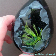 Load image into Gallery viewer, Limited Edition 100. Emerald Grotto Caithness Glass Paperweight by Colin Terris
