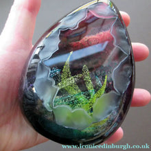 Load image into Gallery viewer, Limited Edition 100. Emerald Grotto Caithness Glass Paperweight by Colin Terris
