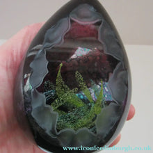 Load image into Gallery viewer, Limited Edition 100. Emerald Grotto Caithness Glass Paperweight by Colin Terris
