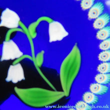 Load image into Gallery viewer, Scottish Paperweight Lily of the Valley May Caithness Glass
