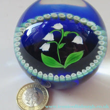 Load image into Gallery viewer, Scottish Paperweight Lily of the Valley May Caithness Glass
