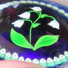 Load image into Gallery viewer, Scottish Paperweight Lily of the Valley May Caithness Glass
