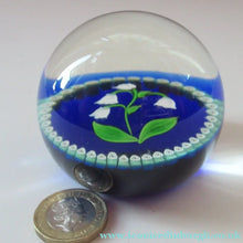 Load image into Gallery viewer, Scottish Paperweight Lily of the Valley May Caithness Glass
