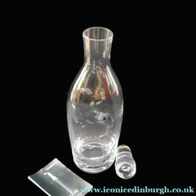 Load image into Gallery viewer, 1997 Orrefors Boxed Decanter &amp; Tumbler. ’Squeeze’ Design by Lena Bergstrom - Scandinavian Glass
