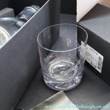 Load image into Gallery viewer, 1997 Orrefors Boxed Decanter &amp; Tumbler. ’Squeeze’ Design by Lena Bergstrom - Scandinavian Glass
