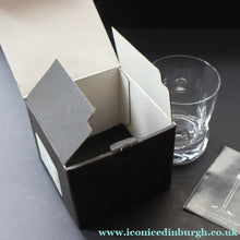 Load image into Gallery viewer, 1997 Orrefors Boxed Decanter &amp; Tumbler. ’Squeeze’ Design by Lena Bergstrom - Scandinavian Glass
