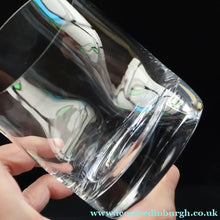 Load image into Gallery viewer, 1997 Orrefors Boxed Decanter &amp; Tumbler. ’Squeeze’ Design by Lena Bergstrom - Scandinavian Glass
