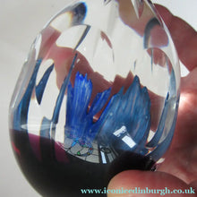 Load image into Gallery viewer, 1998 Philip Chaplain Egg Shape Paperweight Azurina limited Edition 150
