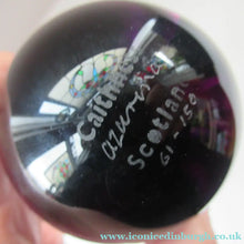 Load image into Gallery viewer, 1998 Philip Chaplain Egg Shape Paperweight Azurina limited Edition 150
