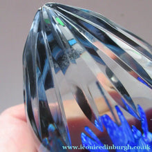 Load image into Gallery viewer, 1998 Philip Chaplain Egg Shape Paperweight Azurina limited Edition 150
