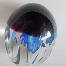 Load image into Gallery viewer, 1998 Philip Chaplain Egg Shape Paperweight Azurina limited Edition 150
