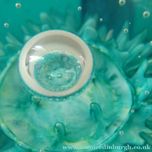 Load image into Gallery viewer, Vintage Scottish CAITHNESS GLASS Paperweight AQUAMARINA. Philip Chaplain 1998
