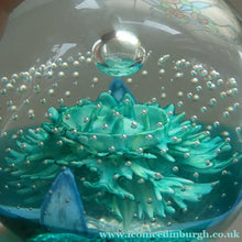 Load image into Gallery viewer, Vintage Scottish CAITHNESS GLASS Paperweight AQUAMARINA. Philip Chaplain 1998
