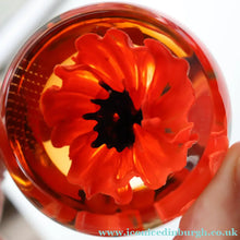 Load image into Gallery viewer, CAITHNESS GLASS. Vintage 1999 Paperweight. RED POPPY by Helen MacDonald
