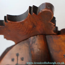 Load image into Gallery viewer, 19th Century. Antique Carved Norwegian Pine Lidded Groat Porridge Pot; c 1860
