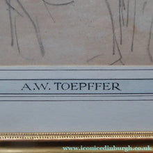 Load image into Gallery viewer, 19th Century Pencil Drawing by Wolfgang Adam TOEPFFER (1766 - 1847) Switzerland. Sheet of Figure Studies

