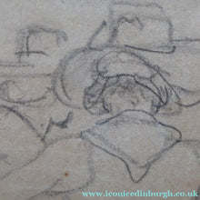 Load image into Gallery viewer, 19th Century Pencil Drawing by Wolfgang Adam TOEPFFER (1766 - 1847) Switzerland. Sheet of Figure Studies

