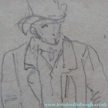 Load image into Gallery viewer, 19th Century Pencil Drawing by Wolfgang Adam TOEPFFER (1766 - 1847) Switzerland. Sheet of Figure Studies
