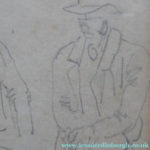 Load image into Gallery viewer, 19th Century Pencil Drawing by Wolfgang Adam TOEPFFER (1766 - 1847) Switzerland. Sheet of Figure Studies
