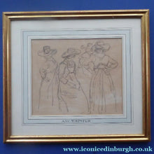 Load image into Gallery viewer, 19th Century Pencil Drawing by Wolfgang Adam TOEPFFER (1766 - 1847) Switzerland. Sheet of Figure Studies
