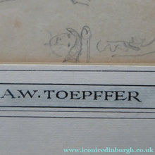 Load image into Gallery viewer, 19th Century Pencil Drawing by Wolfgang Adam TOEPFFER (1766 - 1847) Switzerland. Sheet of Figure Studies
