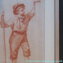 Load image into Gallery viewer, 19th Century Dutch Red Chalk Drawing by Johannes Rijnbout
