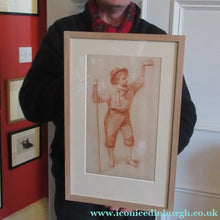 Load image into Gallery viewer, 19th Century Dutch Red Chalk Drawing by Johannes Rijnbout
