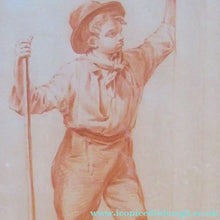 Load image into Gallery viewer, 19th Century Dutch Red Chalk Drawing by Johannes Rijnbout
