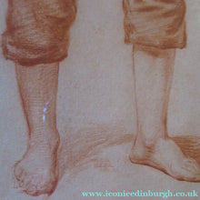Load image into Gallery viewer, 19th Century Dutch Red Chalk Drawing by Johannes Rijnbout
