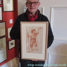 Load image into Gallery viewer, 19th Century Dutch Red Chalk Drawing by Johannes Rijnbout
