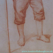 Load image into Gallery viewer, 19th Century Dutch Red Chalk Drawing by Johannes Rijnbout

