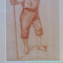 Load image into Gallery viewer, 19th Century Dutch Red Chalk Drawing by Johannes Rijnbout
