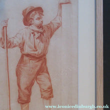Load image into Gallery viewer, 19th Century Dutch Red Chalk Drawing by Johannes Rijnbout
