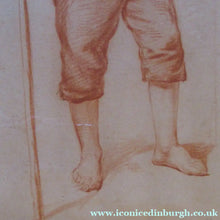 Load image into Gallery viewer, 19th Century Dutch Red Chalk Drawing by Johannes Rijnbout
