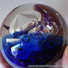 Load image into Gallery viewer, LIMITED EDITION Scottish Caithness Glass Paperweight: MILLENNIUM Voyager by Colin Terris; 2000
