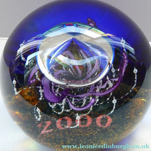 Load image into Gallery viewer, LIMITED EDITION Scottish Caithness Glass Paperweight: MILLENNIUM Voyager by Colin Terris; 2000
