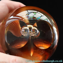 Load image into Gallery viewer, 2000 Caithness Glass Optic Paperweight. Wise Owl by Alastair Macintosh - Paperweight
