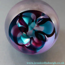 Load image into Gallery viewer, Fabulous LIMITED EDITION Scottish Caithness Glass Paperweight: ALTERNATION by Alastair MacIntosh; 2000
