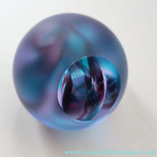 Load image into Gallery viewer, Fabulous LIMITED EDITION Scottish Caithness Glass Paperweight: ALTERNATION by Alastair MacIntosh; 2000
