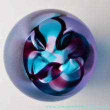 Load image into Gallery viewer, Fabulous LIMITED EDITION Scottish Caithness Glass Paperweight: ALTERNATION by Alastair MacIntosh; 2000
